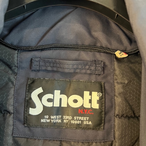 SCHOTT Bros - Vintage Peacoat - 2 in 1 Collar Lined Coat- Navy XL - 80% OFF SALE - Picture 6 of 16